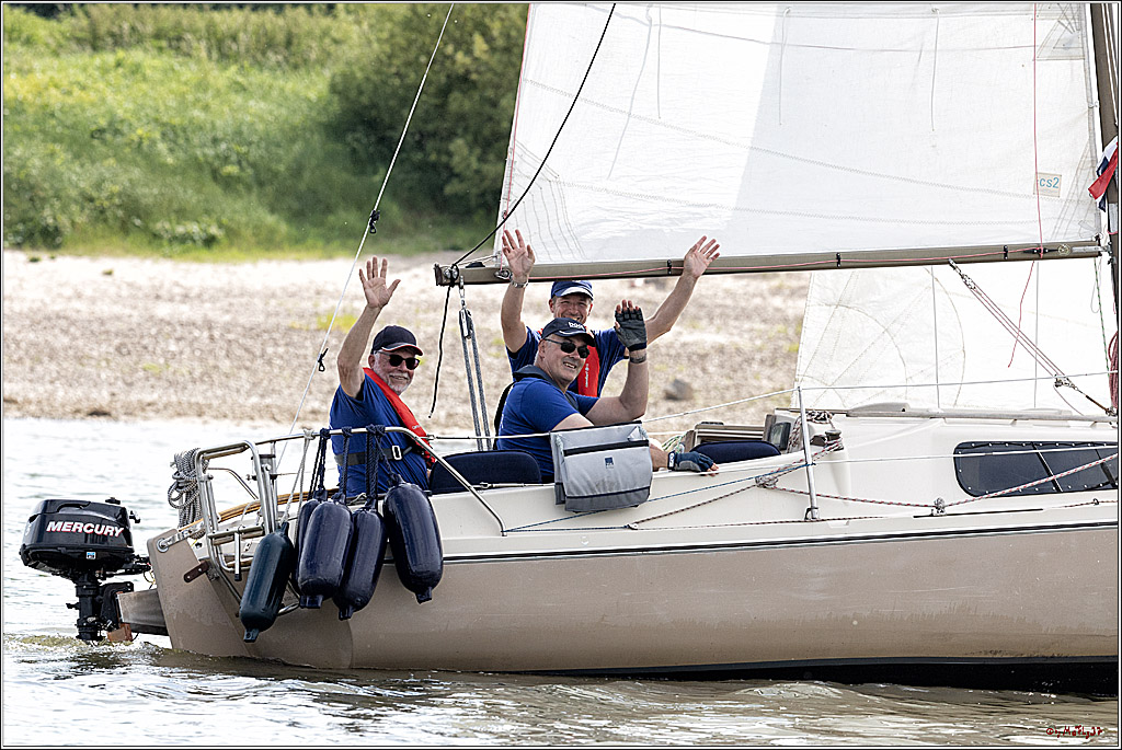 100 Jahre Rheinwoche 2022 - 2. Wettfahrt  Hitdorf - Duesseldorf, 03.06.2022,